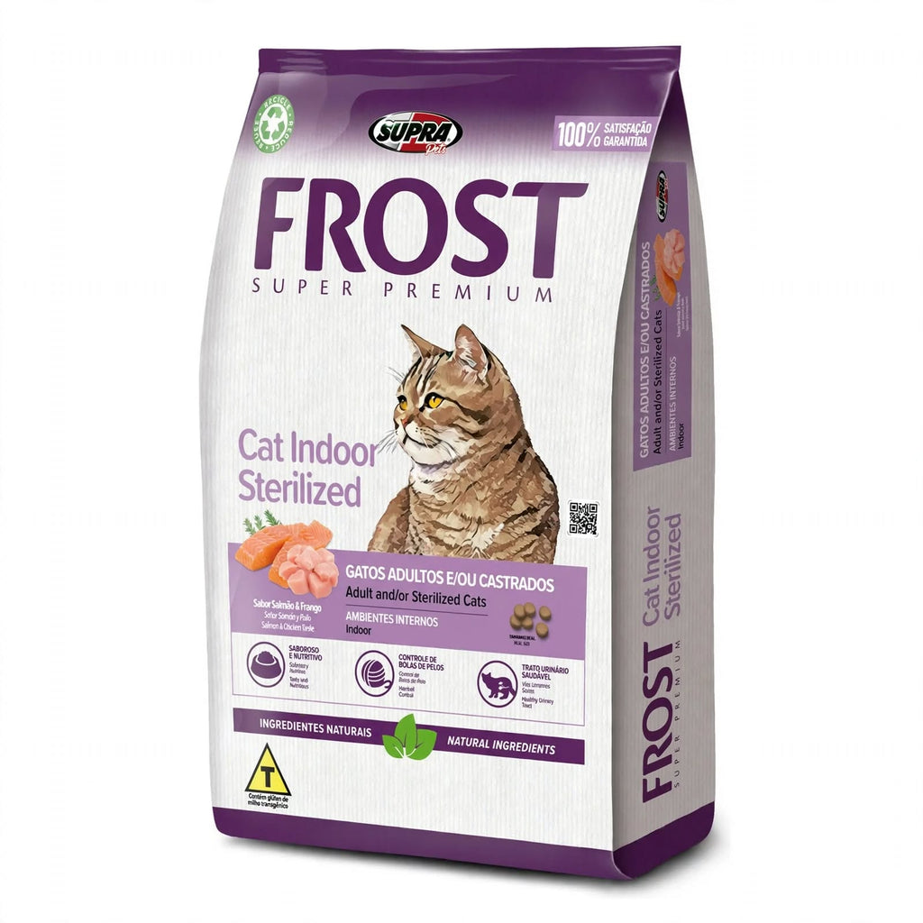 Ración Frost 8,5kg Super Premium Cat Indoor Sterilized - Gatos Adultos Castrados